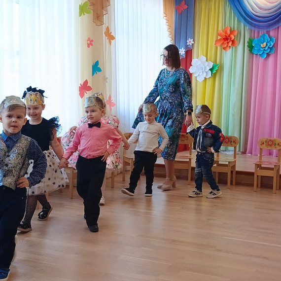 В детском саду прошли утренники.